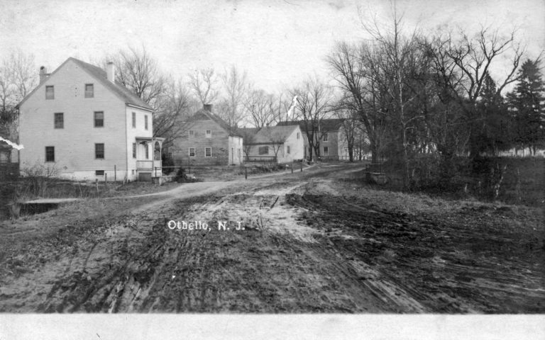 Ye Greate Street at Othello, looking toward the Presbyterian Church