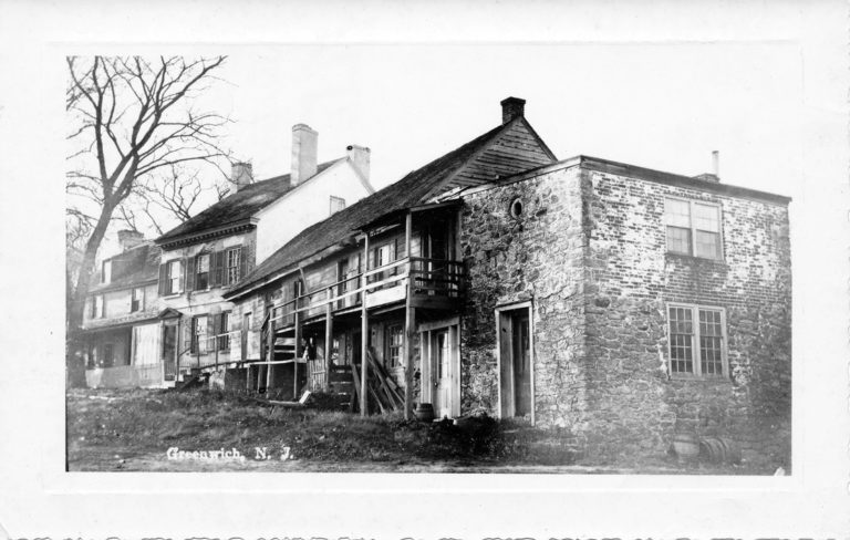 Sheppard/Ridgeway/Loatman (originally Mark Reeves property) with Greenwich Jail (Goodwin Family Collection)