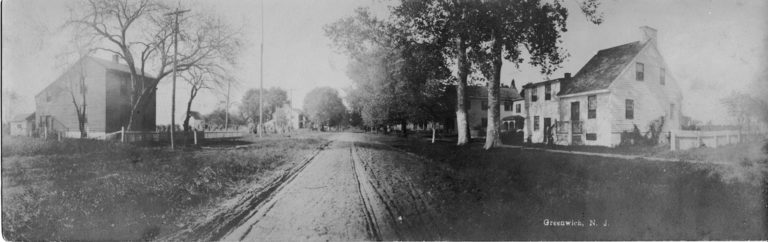 Ye Greate Street from Cohansey River to Market Lane (Goodwin Family Collection)