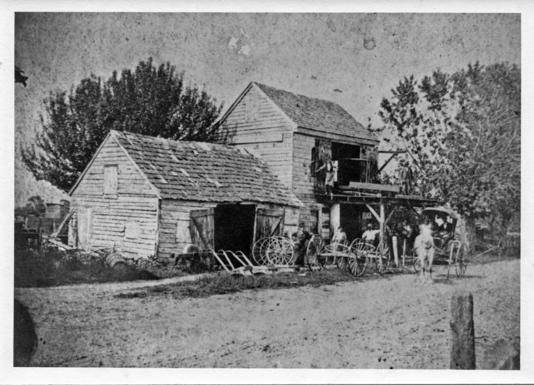 Blacksmith shop, Bacon's Neck Road